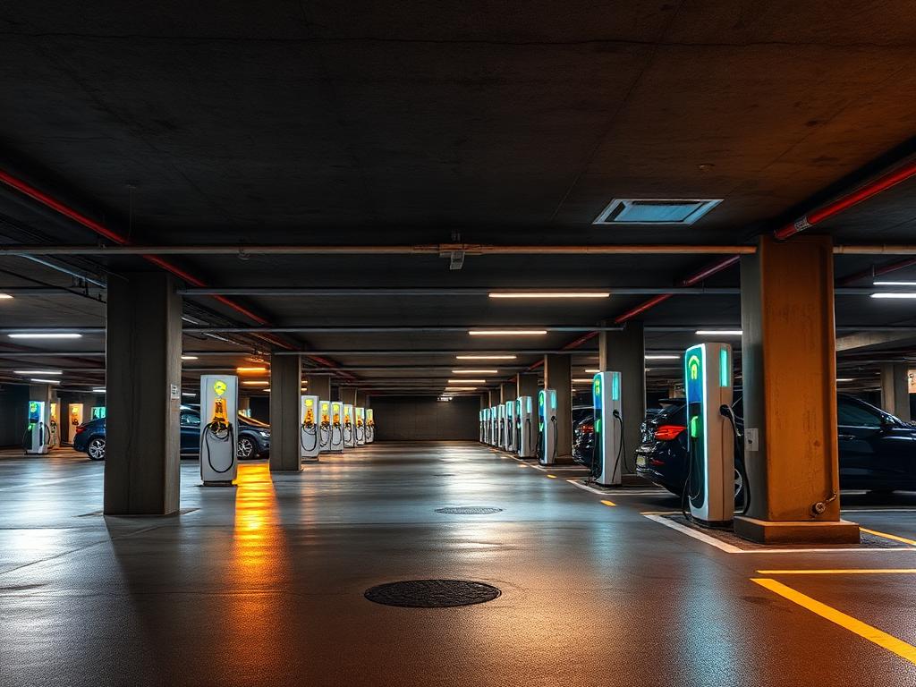 Instalação técnica: Estacionamento de edifício